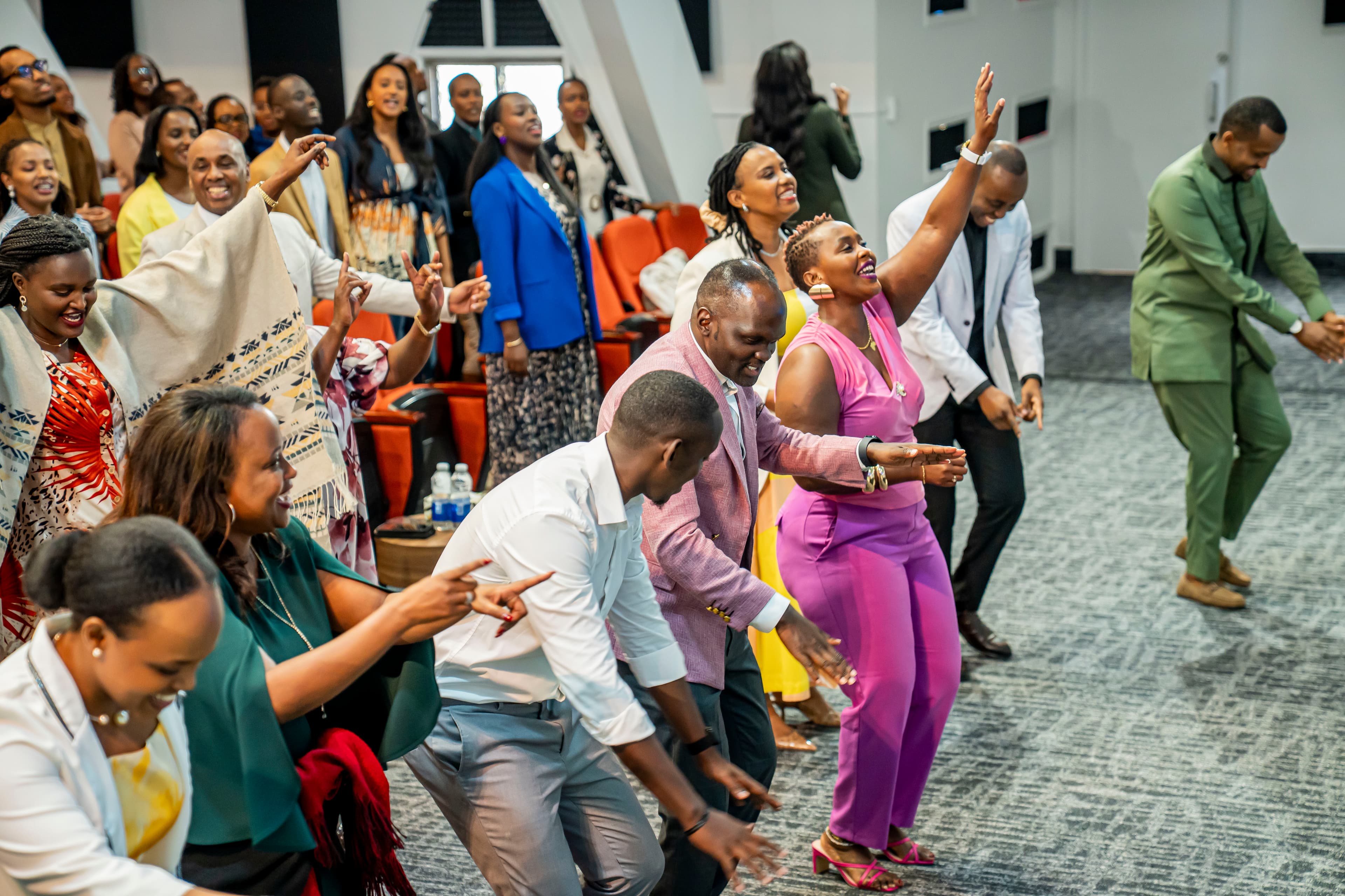 ERC Family congregation celebrating