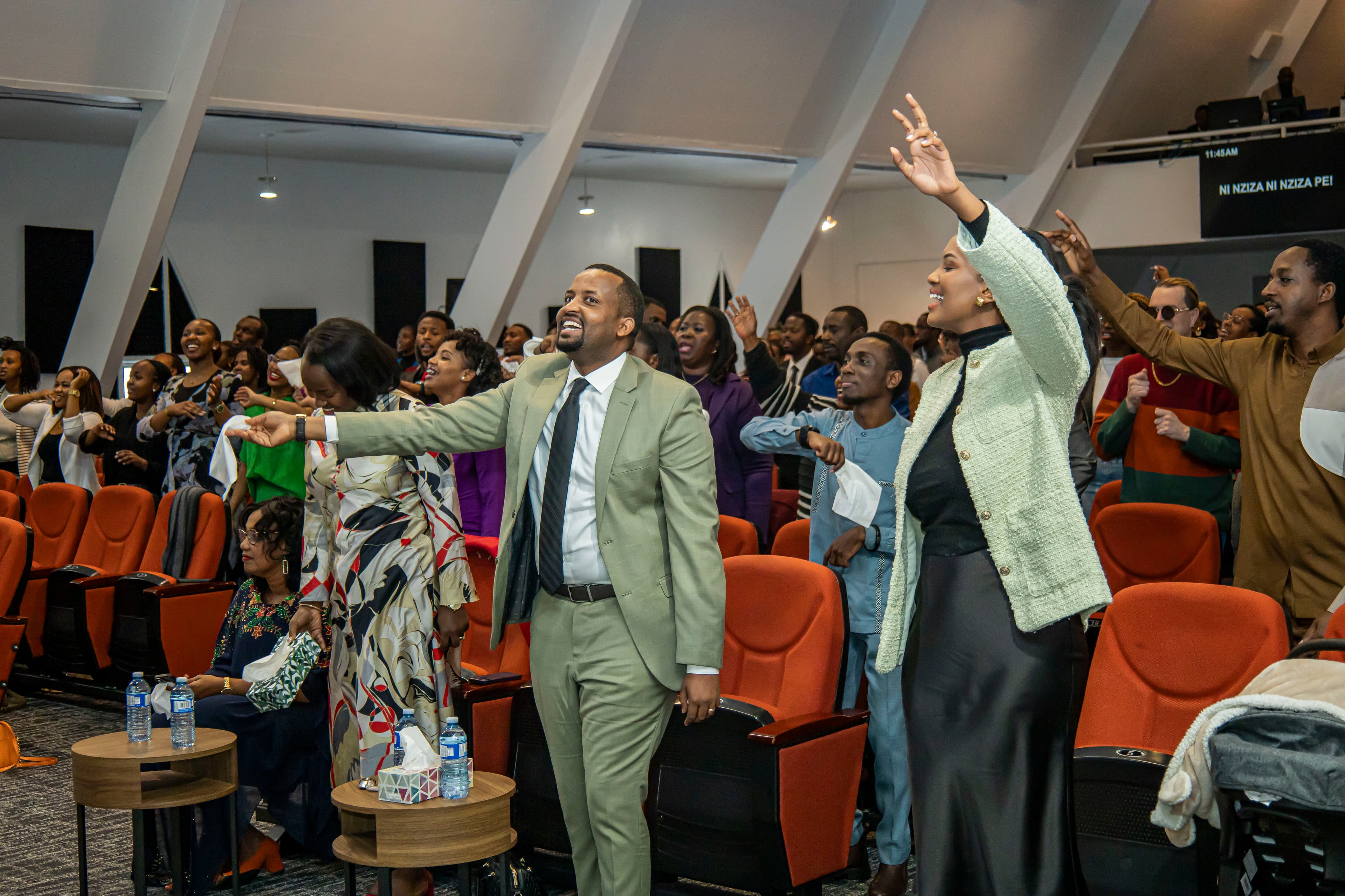 ERC Family hands raised in worship